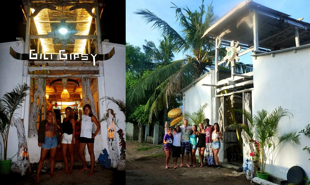 Hostel Gipsy Backpackers Gili Trawangan Exterior foto