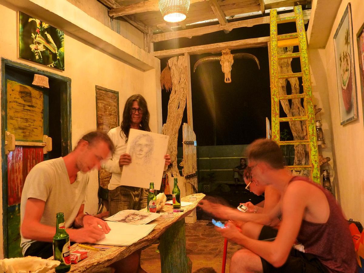 Hostel Gipsy Backpackers Gili Trawangan Exterior foto